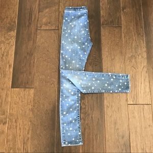 🔥H&M Girl star jeans pants denim leggings 8/9